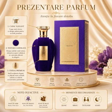 Parfum Voux Violette Emir 100 ml, Apa De Parfum, Unisex - Img 8