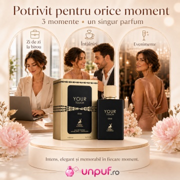 Parfum Your Touch Oud For Men Maison Alhambra 100 ml, Apa De Parfum - Img 6