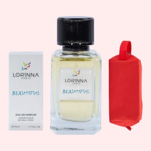 Set Apă de Parfum Lorinna Paris Parfum Beautiful, 50 ml, de Damă si Gentuță Parfumuri