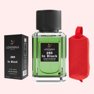 Set Apă de Parfum Lorinna Paris Parfum In Black, 50 ml, de Bărbat si Gentuță Parfumuri