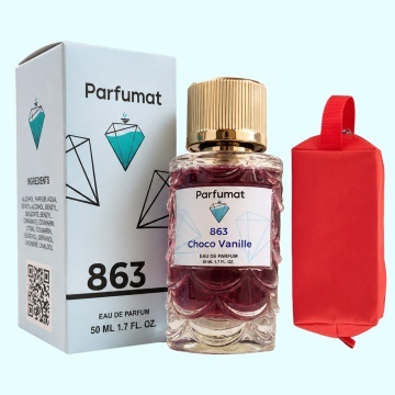 Set Apa de parfum Parfumat 863 Choco Vanille, Dama, 50 ml si Gentuta cosmetice