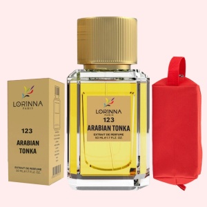 Set Extract de Parfum Lorinna Paris Parfum Arabian Tonka, Unisex Damă Bărbat, 50 ml si Gentuță Parfumuri