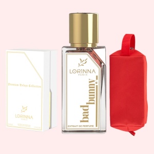 Set Extract de Parfum Lorinna Paris Parfum, De Luxe Collection, Bad Bunny, 50 ml, de Damă si Gentuță Parfumuri