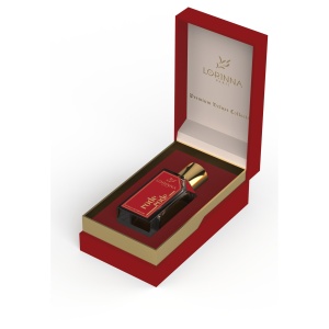 Set Extract de Parfum Lorinna Paris Parfum, De Luxe Collection, Rode Code, 50 ml, Unisex Damă Bărbat si Gentuță Parfumuri - Img 5