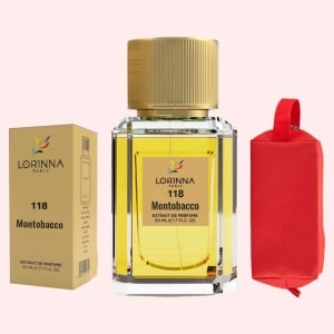 Set Extract de Parfum Lorinna Paris Parfum Montobacco, Unisex Damă Bărbat, 50 ml si Gentuță Parfumuri