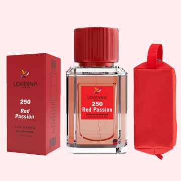 Set Extract de Parfum Lorinna Paris Parfum Red Passion, Femei, 50 ml, Gentuta Parfumuri