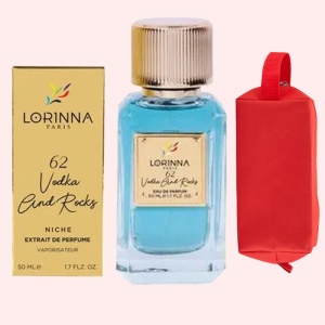Set Extract de Parfum Lorinna Paris Parfum Vodka & Rocks, 50 ml, Unisex Damă Bărbat si Gentuță Parfumuri