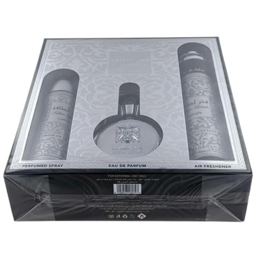 Set Lattafa Fakhar Man Parfum 100 ml + Deodorant Spray 200 ml + Air Frashner 300 ml - Img 5