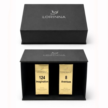 Set parfum Lorinna Paris Aventues & Imagination, 2 x 50 ml, Cutie cadouri parfum premium