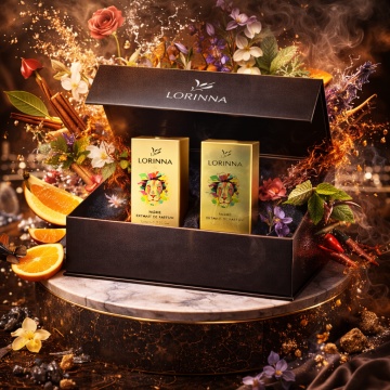 Set parfum Lorinna Paris Wood Sage & Gany Mood, 2 x 50 ml, Cutie cadouri parfum premium - Img 5