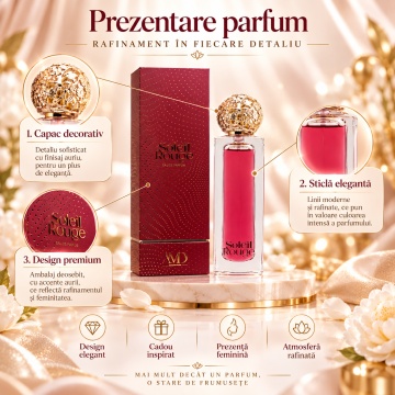 Soleil Rouge AMD Perfumes Extract de parfum dama inspirat de Versace Bright Crystal, 65 ml - Img 3