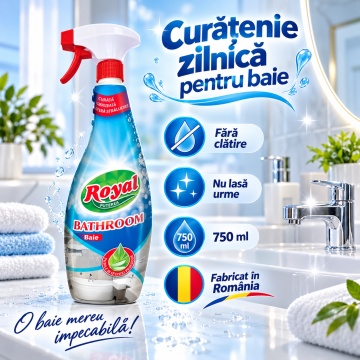 Solutie curatare baie Royal Hygiene Bathroom – 750 ml - Img 2