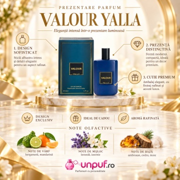 Valour, Yalla parfum barbatesc Inspirat din Interlude Man Amouage,EDP,50 ml - Img 3