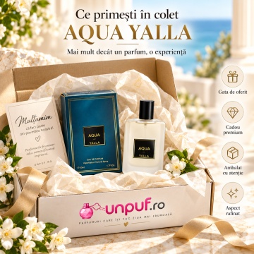 Aqua, Yalla parfum bărbătesc inspirat de Armani Acqua di Gio, EDP,50 ml - Img 4