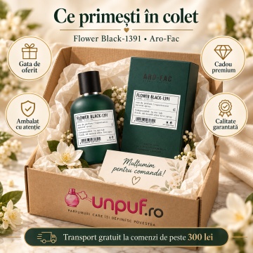 ARO-FAC Aroma Factory Flower Black – Parfum EDP 100 ml, damă - Img 4