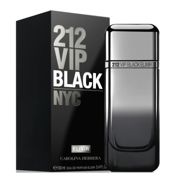 Carolina Herrera 212 Vip Black Elixir – Apă de parfum 100 ml, bărbați - Img 2