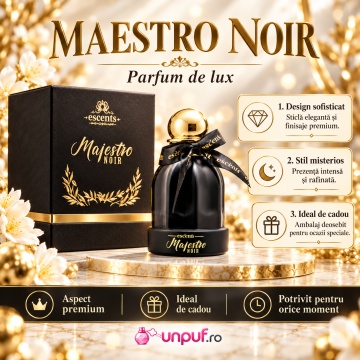 Escent Majestic Noir – Parfum EDP 100 ml, bărbați - Img 3