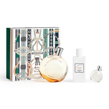 Hermes Set cadou EAU des Merveilles – Apă de toaletă 100 ml + 80 ml, damă - Img 2
