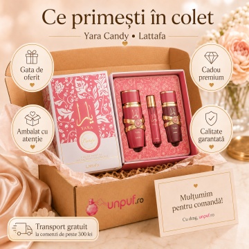 Lattafa Yara Candy Giftset – Parfum arăbesc, damă - Img 2