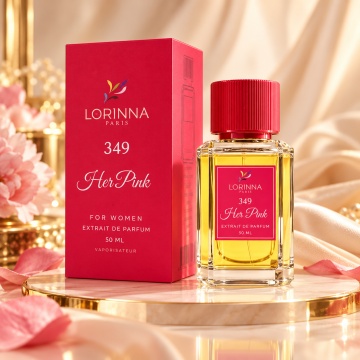 Lorinna Paris Set Parfum Her Pink – Extract de parfum 50 ml, damă