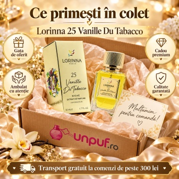 Lorinna Paris Vanilla Tobacco – Extract de parfum 50 ml, unisex - Img 4