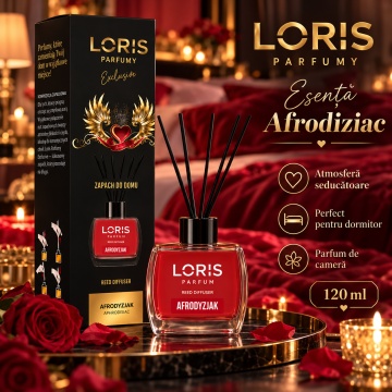 Loris Parfum Afrodisiac 120 ml – Odorizant de Cameră cu Bețișoare Parfumate - Img 3