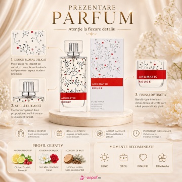 Maison Alhambra Aromatic Rouge – Parfum EDP 100 ml, damă - Img 3