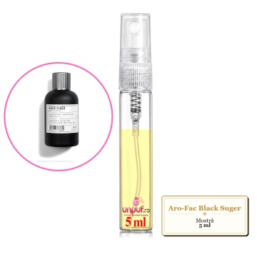 Mostra fiola din Aro-Fac Black Suger, decant sticla cu pulverizator - Img 3
