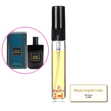 Mostra fiola din Black Orchid Yalla, decant sticla cu pulverizator