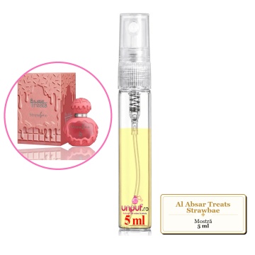Mostra fiola din Parfumul Al Absar Treats Strawbae, decant sticla cu pulverizator - Img 4
