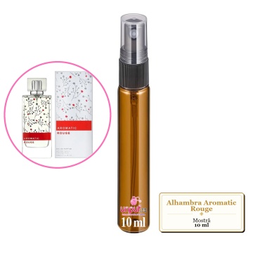 Mostra fiola din Parfumul Alhambra Aromatic Rouge, decant sticla cu pulverizator - Img 3