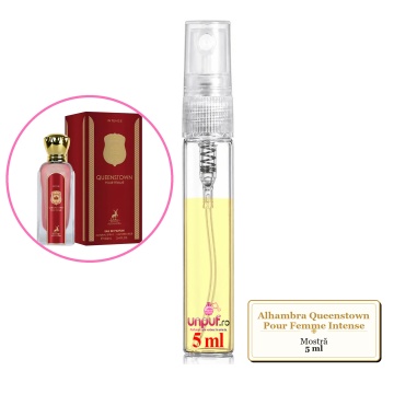 Mostra fiola din Parfumul Alhambra Queenstown Pour Femme Intense, decant sticla cu pulverizator - Img 4