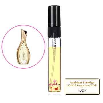 Mostra Fiola Din Parfumul Arabiyat Prestige Kohl Luminous Eau De Parfum, Decant Sticla Cu Pulverizator