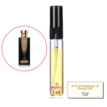 Mostra Fiola Din Parfumul Ard Al Zaafaran Al Batal Eau De Parfum, Decant Sticla Cu Pulverizator