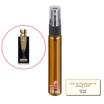 Mostra Fiola Din Parfumul Ard Al Zaafaran Al Batal Eau De Parfum, Decant Sticla Cu Pulverizator - Img 4