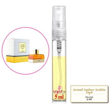 Mostra fiola din Parfumul Armaf Amber Arabia Oud, decant sticla cu pulverizator - Img 4