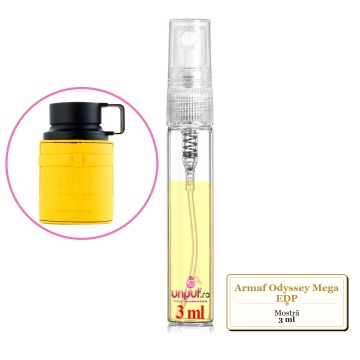 Mostra Fiola Din Parfumul Armaf Odyssey Mega Eau De Parfum, Decant Sticla Cu Pulverizator - Img 2