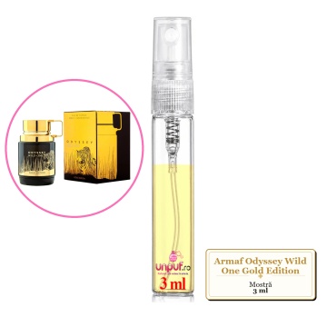 Mostra fiola din Parfumul Armaf Odyssey Wild One Gold Edition, decant sticla cu pulverizator - Img 2