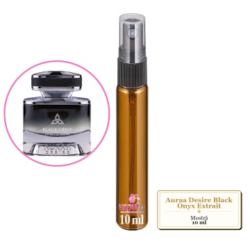 Mostra Fiola Din Parfumul Auraa Desire Black Onyx Extrait De Parfum, Decant Sticla Cu Pulverizator - Img 4