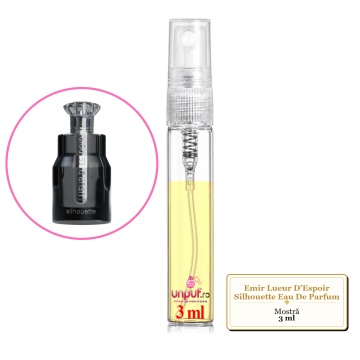 Mostra fiola din Parfumul Emir Lueur D'Espoir Silhouette Eau De Parfum, decant sticla cu pulverizator - Img 2