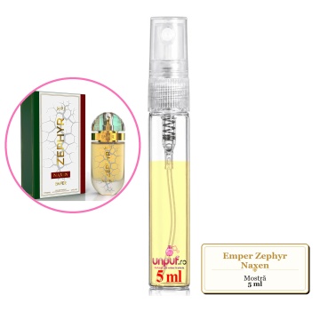 Mostra fiola din Parfumul Emper Zephyr Naxen, decant sticla cu pulverizator - Img 4
