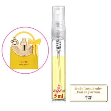 Mostra Fiola Din Parfumul Fragrance World Nudo Tutti Fruity Eau De Parfum, Decant Sticla Cu Pulverizator