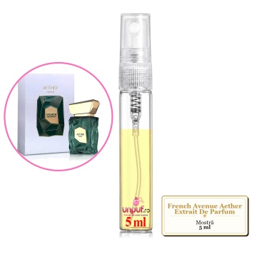 Mostra fiola din Parfumul French Avenue Aether Extrait De Parfum, decant sticla cu pulverizator - Img 4