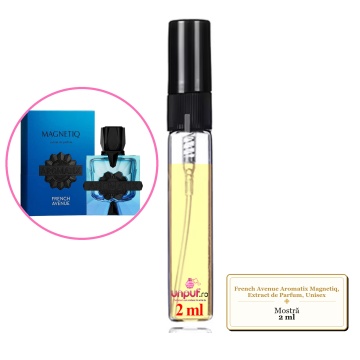 Mostra fiola din Parfumul French Avenue Aromatix Magnetiq, Extract de Parfum, Unisex, decant sticla cu pulverizator - Img 4