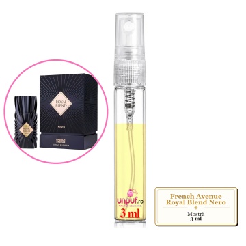 Mostra fiola din Parfumul French Avenue Royal Blend Nero, decant sticla cu pulverizator - Img 3