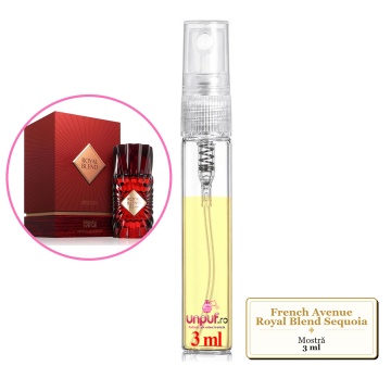 Mostra fiola din Parfumul French Avenue Royal Blend Sequoia, decant sticla cu pulverizator - Img 3