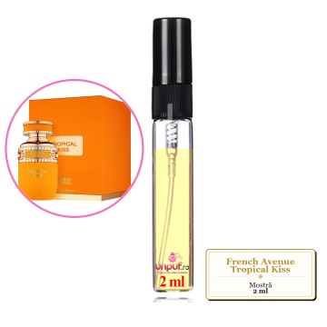Mostra fiola din Parfumul French Avenue Tropical Kiss, decant sticla cu pulverizator - Img 2