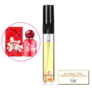 Mostra fiola din Parfumul Grandeur Elite Tubbees Cherry Luxe, decant sticla cu pulverizator - Img 2