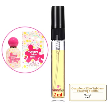 Mostra fiola din Parfumul Grandeur Elite Tubbees Unicorn Vanilla, decant sticla cu pulverizator - Img 2
