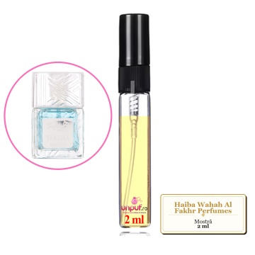 Mostra fiola din Parfumul Haiba Wahah Al Fakhr Perfumes, Barbati, decant sticla cu pulverizator